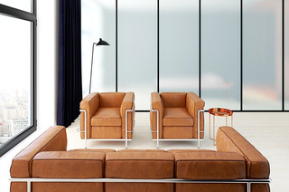 后现代日式公寓 客厅沙发效果图 