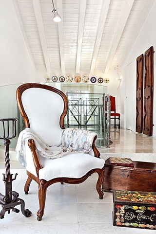 北欧风舒适小复式装修 最爱特色的家单人沙发