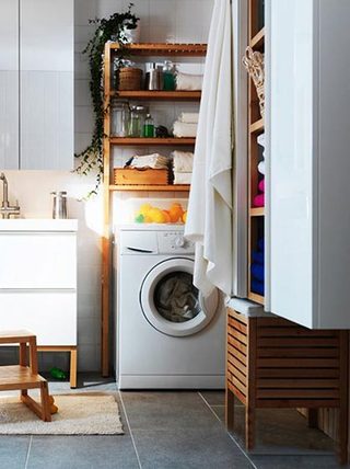 洗衣房收纳设计实景图