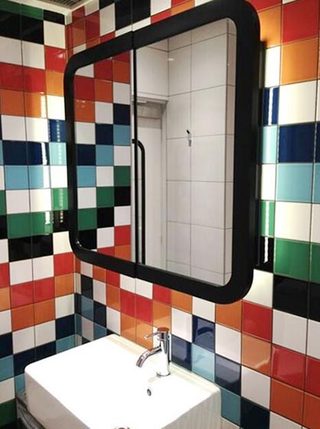马赛克彩色浴室设计参考图