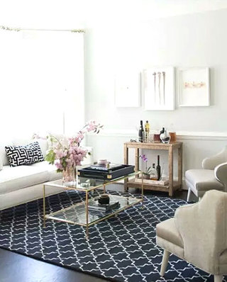 简约风格客厅地毯装饰装修