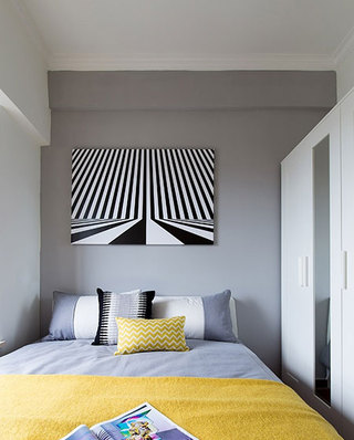 时尚现代北欧风 卧室背景墙设计