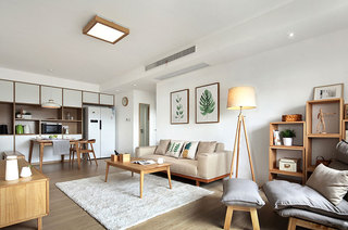 自然宜家日式客厅装饰设计