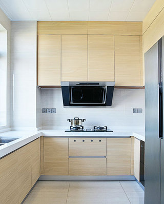 210平简约公寓装修厨房装修设计图