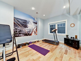 健身房装修效果图大全 现代家庭健身房设计