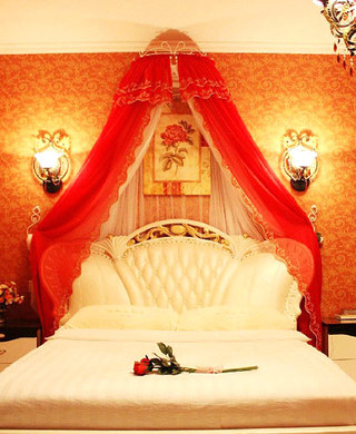 浪漫婚房卧室效果图设计