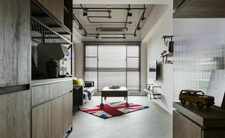 20坪loft单身公寓装修装饰效果图