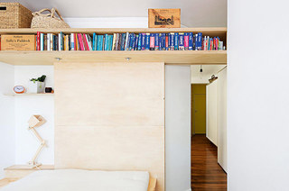 42平小户型一居卧室书架设计图