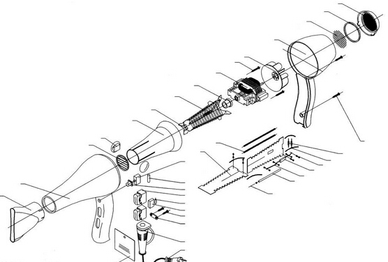 吹风机竹筒炮的原理图片