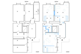 110平单身公寓改造平面布置图