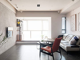 105平现代简约风格二居室设计 重新定义家