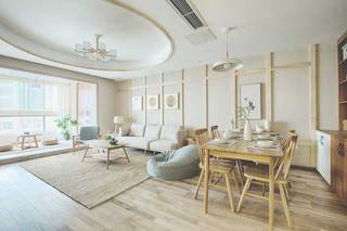 80㎡日式两居室装修客厅图