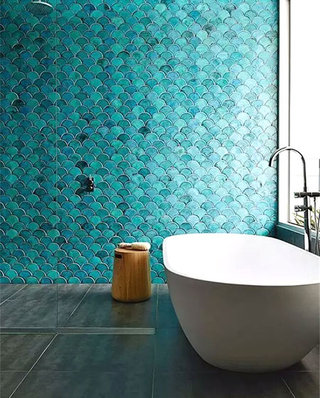 浴室装修个性瓷砖设计图片