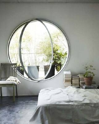 圆形创意窗设计构造图