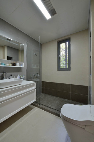 100平北欧风格两居室装修效果图卫生间图片