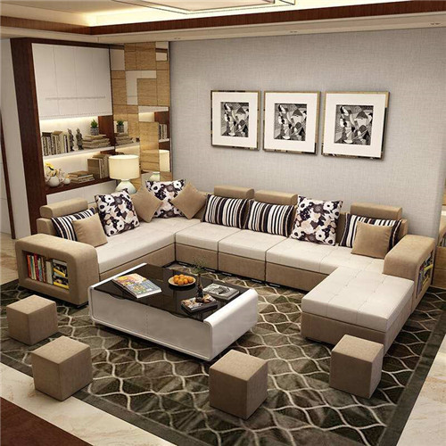 客厅组合沙发摆放图片 4米的客厅适合多大沙发