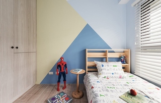 100平北欧风格装修效果图儿童房墙面装饰