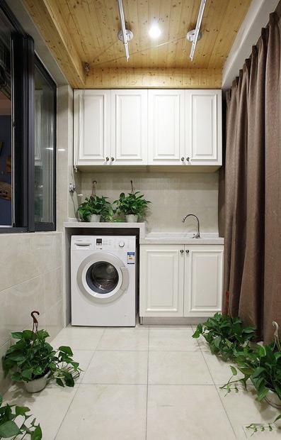 家里使用面积小，洗衣机该放哪里好？