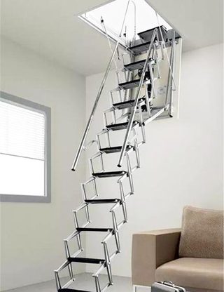 阁楼楼梯设计实景图