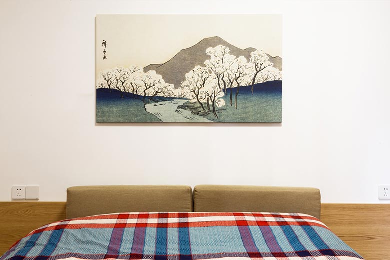 ,70平米装修,日式风格,卧室