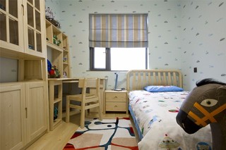 现代简约三居室儿童房装修效果图