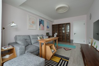 北欧风格两居室客厅装修效果图