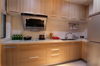 现代简约风格二居厨房装修效果图