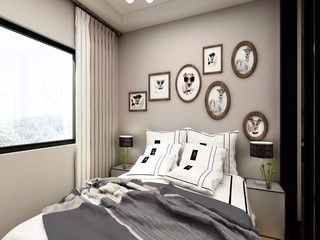 小户型现代风格卧室装修效果图