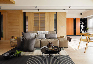 40㎡现代简约风格三居室沙发图片