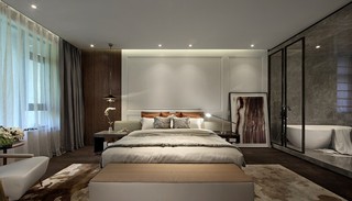 大户型现代风格卧室装修效果图