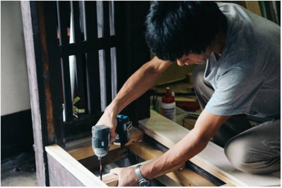 町屋改造中