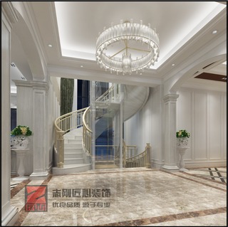 欧式别墅楼梯装修设计效果图