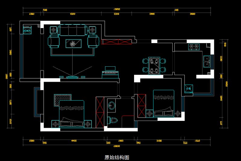 东方瑞园李先生雅居户型改造图,户型改造设计,户型改造案例-齐家装修