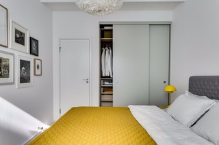 北欧风格公寓卧室衣柜装修效果图