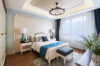 地中海风格三居卧室装修设计图