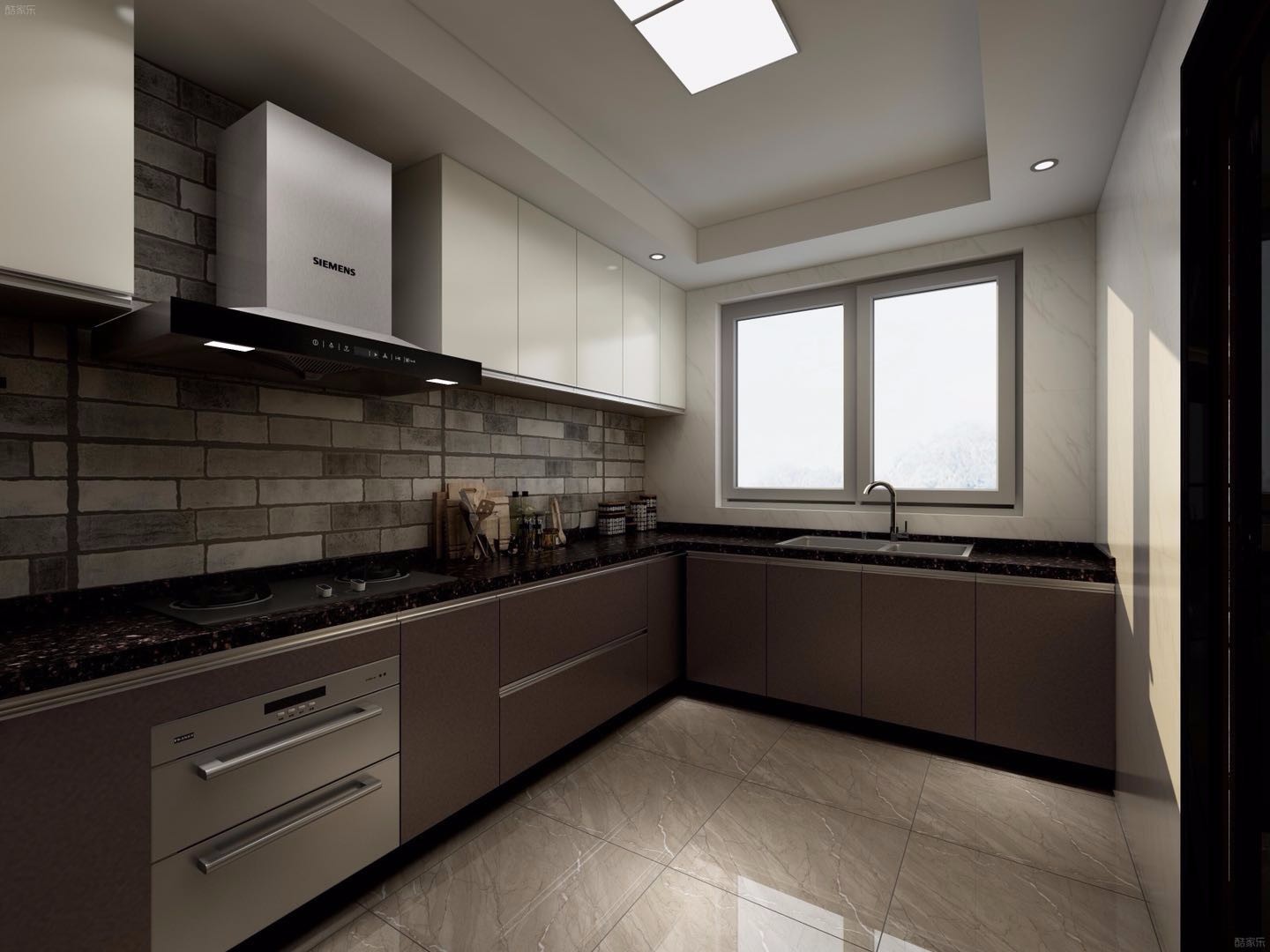 厨房壁橱现代装修效果图,2023厨房壁橱现代装修设计欣赏_住范儿