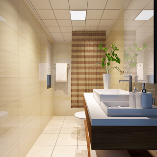 现代三居室卫生间装修效果图