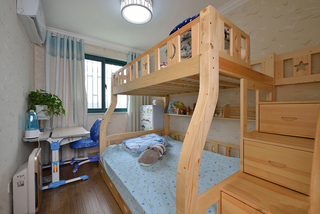 现代简约风二居装修儿童房效果图