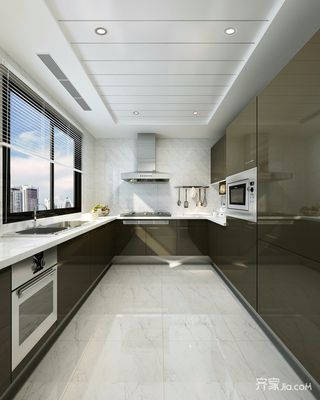 130平米现代风格厨房装修效果图