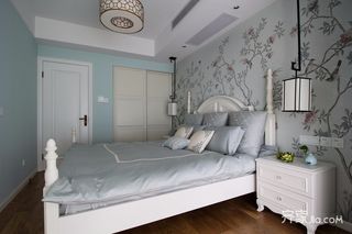新中式风三居卧室装修设计效果图