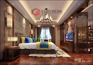 豪华新中式风格别墅卧室装修效果图