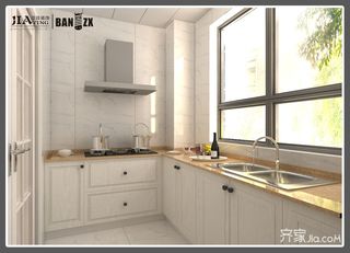 四居室新中式风格厨房装修效果图