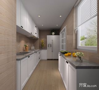 130平现代风格三居厨房装修效果图