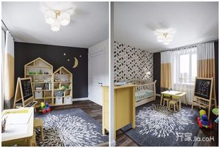 两居室宜家风格装修儿童房设计图