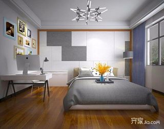 新中式三居装修卧室设计图