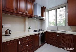 175㎡中式风格设计厨房实景图