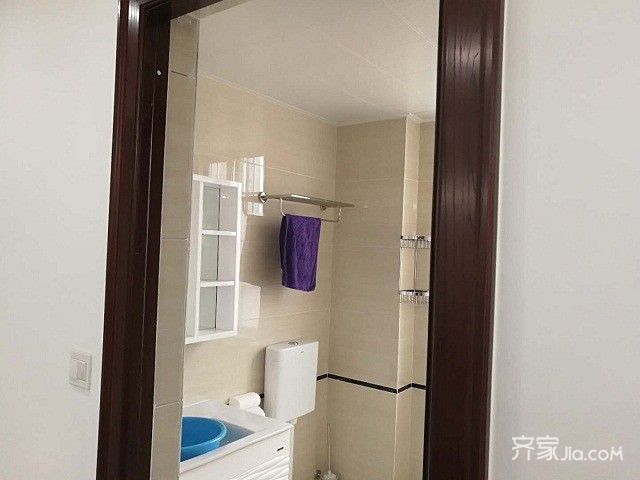 5-10万装修,四房装修,120平米装修,中式风格,卫生间,白色,洗手台