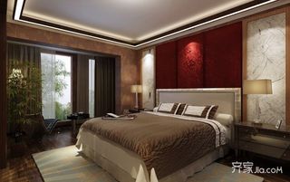 大户型中式风格设计卧室装潢图