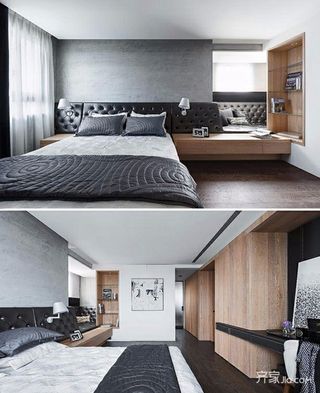 150平简约风格之家卧室设计图