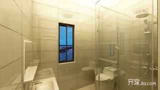 110平米美式风格家卫生间实景图